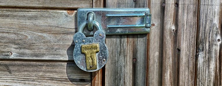 Wooden Building Lock Security