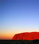Backpacker sunset